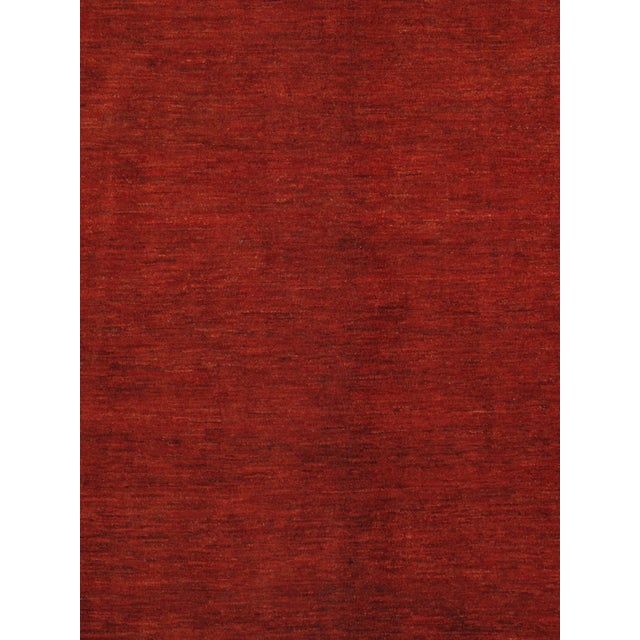 Rustic Vintage Hand-Knotted Persian Gabbeh Rug 9'10" X 12'10" For Sale - Image 3 of 6