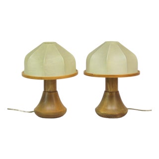 Cocoon Table Lamps, 1960s, Set of 2 For Sale