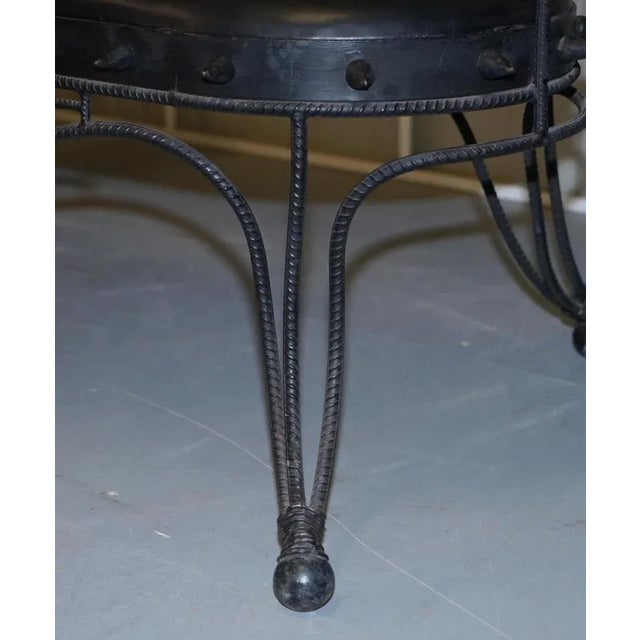 Wrought Iron Bench For Sale - Image 8 of 16