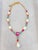 Fantastic Bochic "Capri" Blue & White Opal, Ruby Necklace set 22K Gold & Silver For Sale - Image 17 of 18