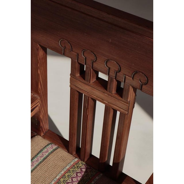 Art Nouveau Pinewood Artist´s Chair by Siegfried Wagner & Jens Peter Dahl-Jensen, Denmark, 1910s For Sale - Image 17 of 18