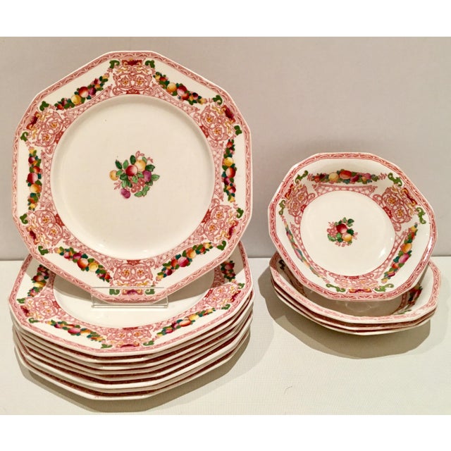 Antique Alfred Meakin, England "Lawton" Dinnerware Set of 13 Chairish