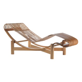 Tokyo Teka Chaise Lounge by Charlotte Perriand for Cassina For Sale