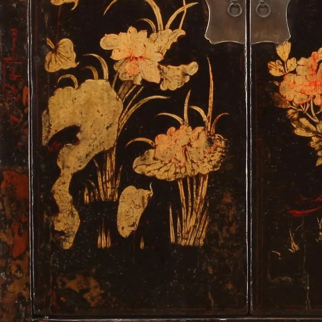Black Lacquer Shanxi Wedding Cabinet, 1890s For Sale - Image 6 of 7