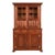 Kittinger Georgian Carved Mahogany Breakfront Bookcase Cabinet For Sale
