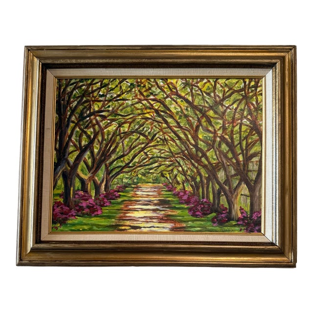 Azalea Trail Oil Painting by Jill Pavlas For Sale