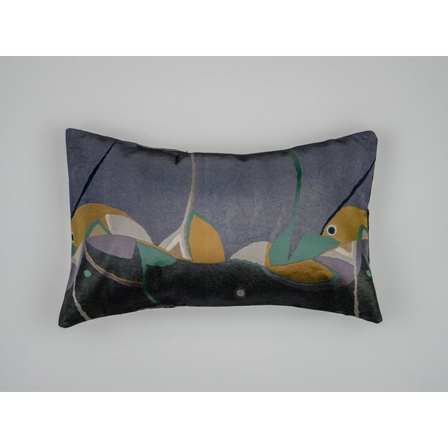 Early 21st Century The Midnight Abstract Avant-Garde Cushion by Renaras For Sale - Image 5 of 5