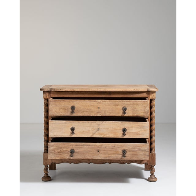 Eclectic Oak and Pine Chest of Drawers, Antique, France, Circa 1900 For Sale - Image 10 of 12