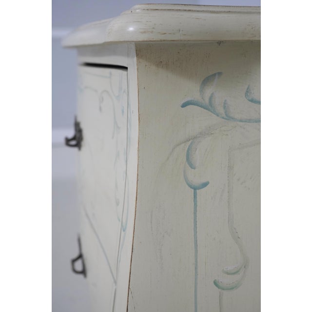 Venetian Paint Decorated Bombe Chest Accent Commode For Sale - Image 13 of 16
