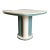 Postmodern Teal and White Laminate Dining Table For Sale