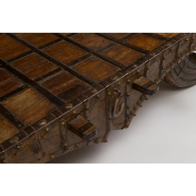 19th Cen Camel Cart Coffee Table For Sale - Image 4 of 9