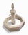 Large French Style Octagonal Carved Limestone Garden Fountain With Pinecone Finial For Sale - Image 4 of 7