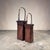 This majestic, graduating pair of tall Japanese flower-arranging baskets (hanakago) stands as a superlative example of...