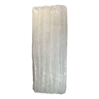 Ice Glass Wall Lamp by J. T. Kalmar for Kalmar, 1960s For Sale