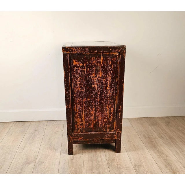 Cinnabar Painted Chinese Cabinet, Late 19th Century For Sale In San Francisco - Image 6 of 8