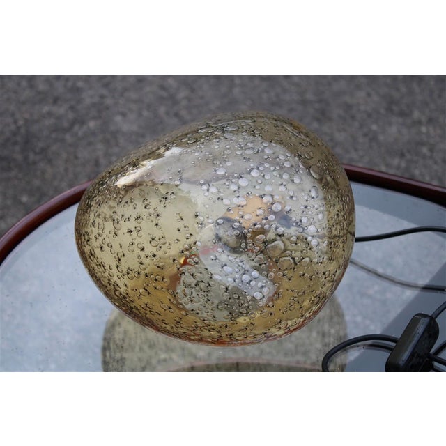 Pulegoso Murano Glass Table Lamp from Veart, 1970 For Sale - Image 7 of 12