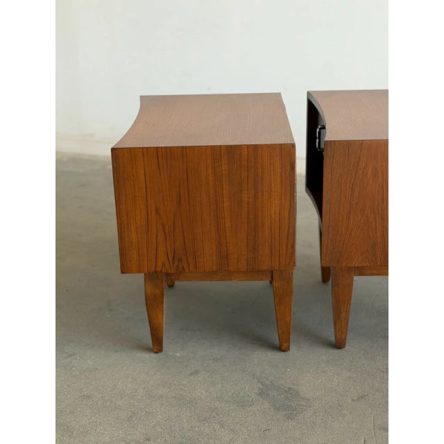 Mid 20th Century Nightstands by Rs Associates - Pair, Attributed For Sale - Image 10 of 15