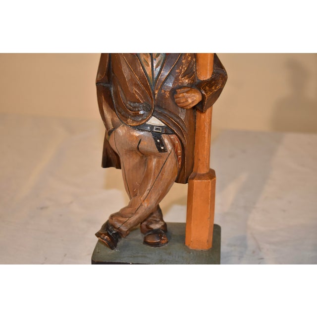 1960s Hand Carved Whistler by Karl Griesbaum, Circa 1960's For Sale - Image 5 of 11