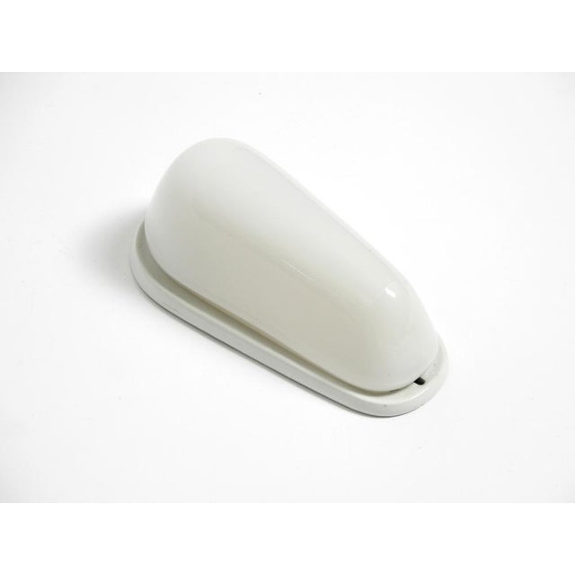 Mid-Century Modern Wagenfeld Glass Ceramic Wall Lamp by Wilhelm Wagenfeld for Lindner, 1950s For Sale - Image 6 of 12