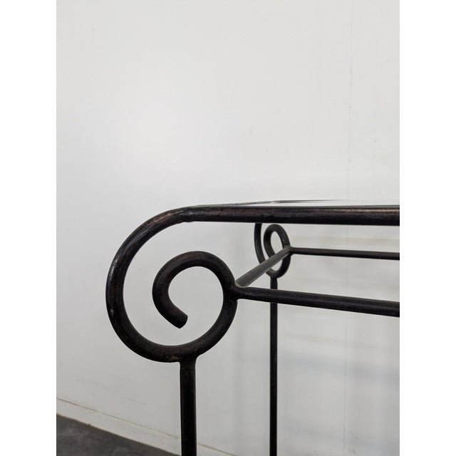 Wrought Iron Side Table For Sale - Image 4 of 5