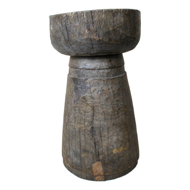 African Grain Stomper Table or Planter For Sale