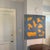 Yellow John Frates “Blue and Yellow” Abstract, Mid Century Modern, 36x36x1 1/2 In. Coa With an Invoice, #1705 For Sale - Image 8 of 8