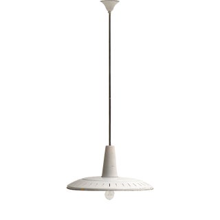 Belgian School Industrial Pendant Lamp, 1950s For Sale