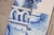 Ceramic Antique Set of 8 Baroque Portuguese Tiles 18th Century Blue & White Scenic and Architectural Motifs For Sale - Image 7 of 10