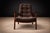 Brazilian Modern Pair of Armchairs in Brazilian Hardwood & Fabric, Gelli, Brazil, 1960s - Lot 508 For Sale - Image 13 of 16