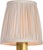 Traditional Visual Comfort Signature 4" Pleated Champagne Silk Shade For Sale - Image 3 of 3