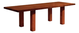 Presente Dining Table in Walnut Wood by Moanne