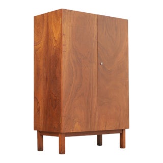 Large 1950s Vintage Draftsmans Storage Cupboard For Sale