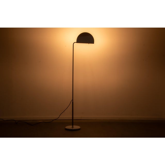 Silver Mezzaluna Floor Lamp by Bruno Gecchelin for Skipper, 1985 For Sale - Image 8 of 14