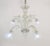 Glass Vintage Baroque Style Four Arm Opaline Murano Chandelier For Sale - Image 7 of 12