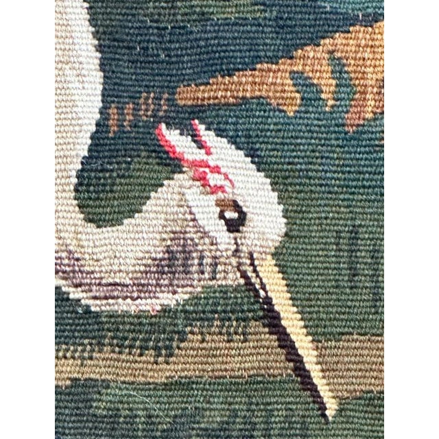 Mid-Century Modern French Handwoven Aubusson Tapestry, 1940s For Sale - Image 12 of 18