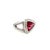 Natural Tourmaline Diamond Ring 7 14k W Gold 4.38 TCW Certified For Sale - Image 4 of 15
