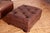 Wood 1990s Ralph Lauren Leather Writer's Chair and Ottoman For Sale - Image 7 of 11