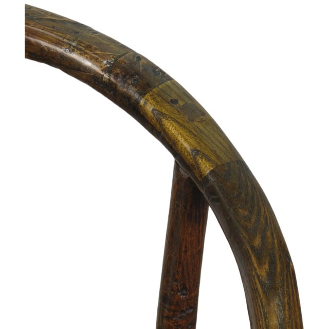 Antique Chinese Round Back Arm Chairs For Sale - Image 9 of 11