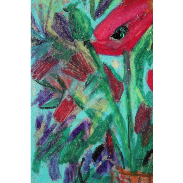 Uldis Krauze, Poppy, 2021, Oil on Cardboard For Sale - Image 4 of 7