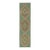 Vintage Turkish Runner With Geometric Medallions in Sage Green - Rug & Kilim For Sale