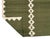 Handmade New Zealand Wool Dhurrie Runner, Olive Green and Cream Diamond Runner Rug- 4'x10' For Sale - Image 6 of 13