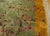 1920s Green Gold Floral Antique Chinese Art Deco Carpet by Nichols Workshop 9' X 11'6" Wool Rug For Sale - Image 10 of 12