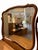 Antique American Quarter-Sawn Oak Serpentine Dresser With Wishbone Mirror For Sale In West Palm - Image 6 of 11