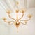 1980s Amber-Brown Neoclassical Murano Chandelier For Sale - Image 4 of 9