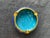 1970s Vintage Blue Floral Cliosonne Catchall For Sale - Image 5 of 9