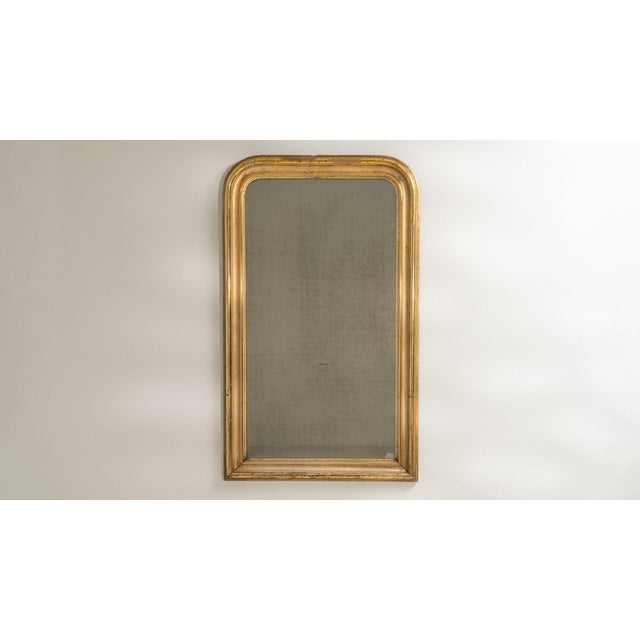 19th Century France Gold Wood Mirror For Sale In Greensboro - Image 6 of 10