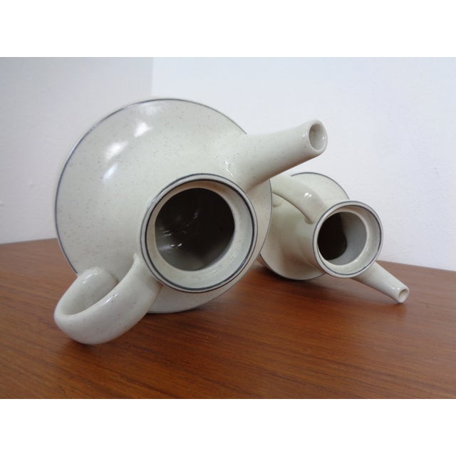 Swedish Birka Tea Pot & Coffeepot by Stig Lindberg for Gustavsberg, 1960s, Set of 2 For Sale - Image 12 of 15