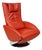 Mate Lounge Chair in Orange Leather from FSM For Sale