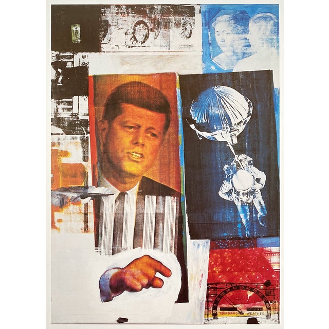 Robert Rauschenberg Vintage 1993 Pop Art Offset Lithograph Print " Retroactive " 1964 For Sale - Image 11 of 12