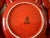 Red Set of 9 Red Gerz West Germany Pottery Saucers For Sale - Image 8 of 9